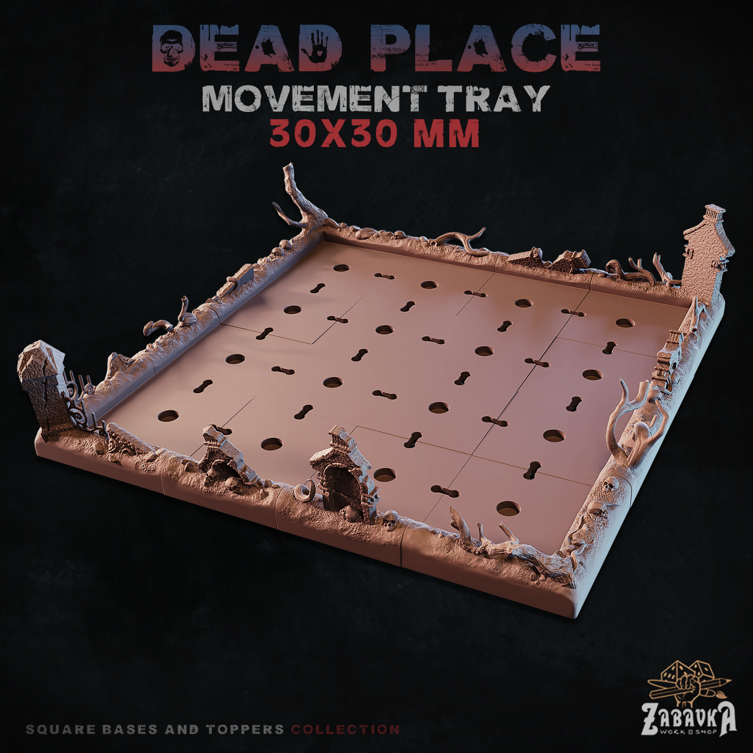 Dead Place - Modular Movement Tray (30x30)